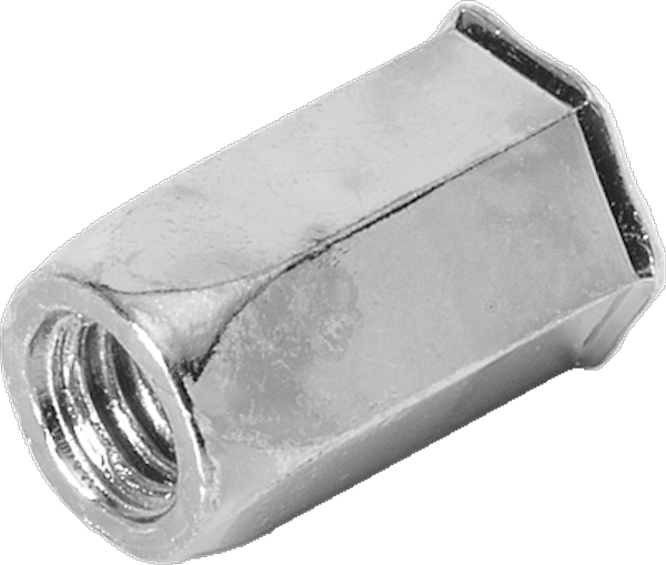 BLIND RIVET NUT LOW PROFILE HEAD OPEN END Image