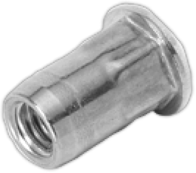 BLIND RIVET NUT FLAT HEAD OPEN END Image