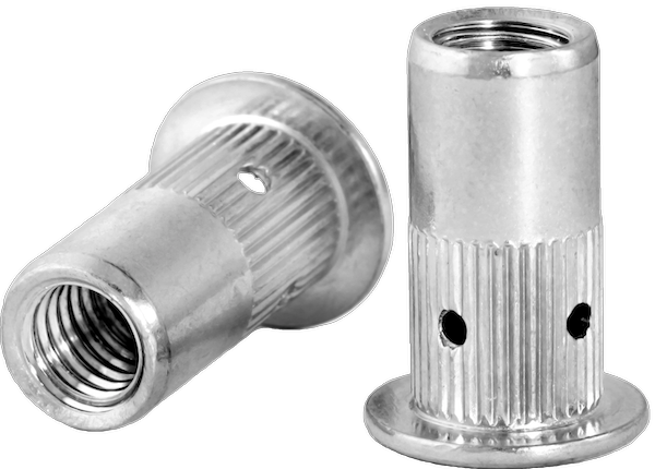 KD-NUTS FLAT HEAD KNURLED Image