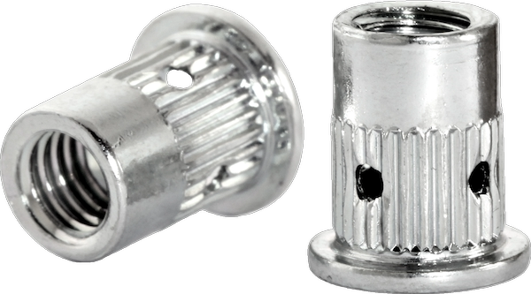 KD-NUTS FLAT HEAD KNURLED Image