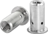 KD-NUTS FLAT HEAD M10 KDHP-50 A2