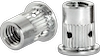 KD-NUTS FLAT HEAD KNURLED M4 KDMPK-18 A2