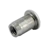 BLIND RIVET NUT FLAT HEAD OPEN END KNURLED M4 UPO-20 KN A2